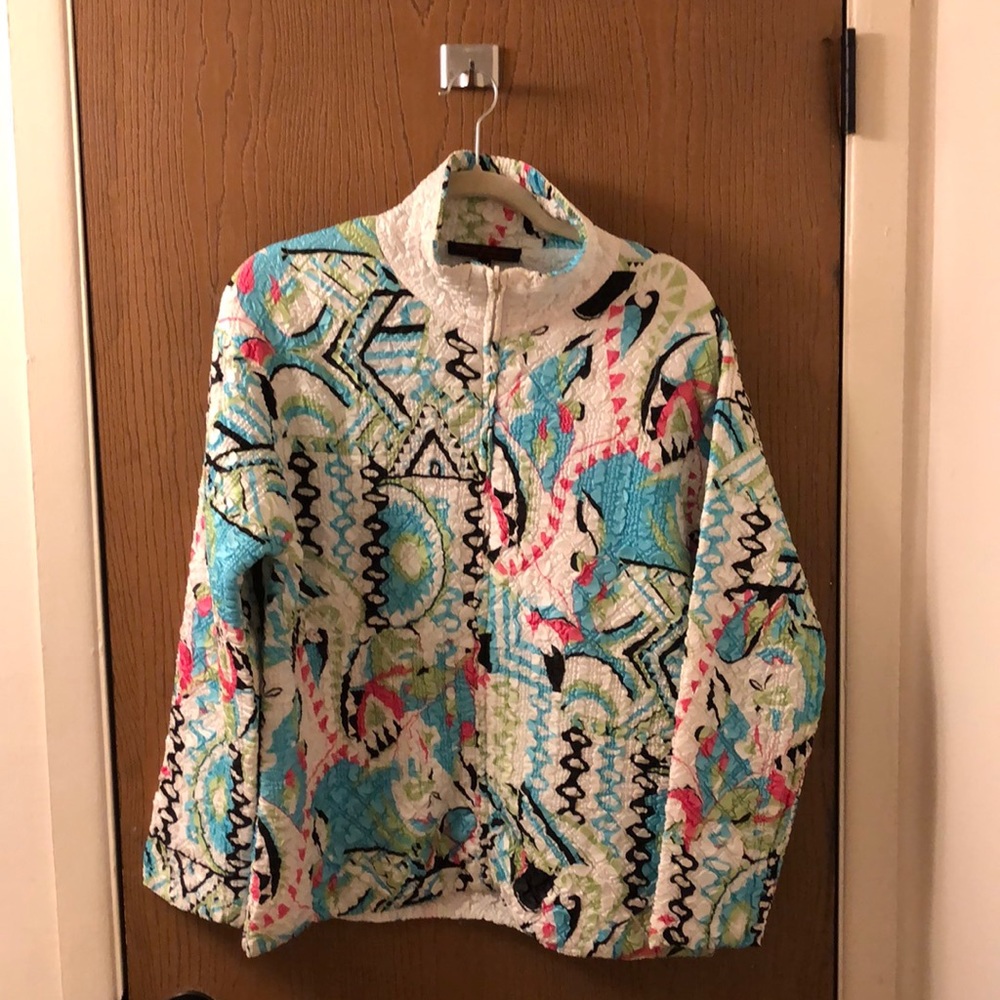 Summer is here👍. Multi colored Summer jacket.